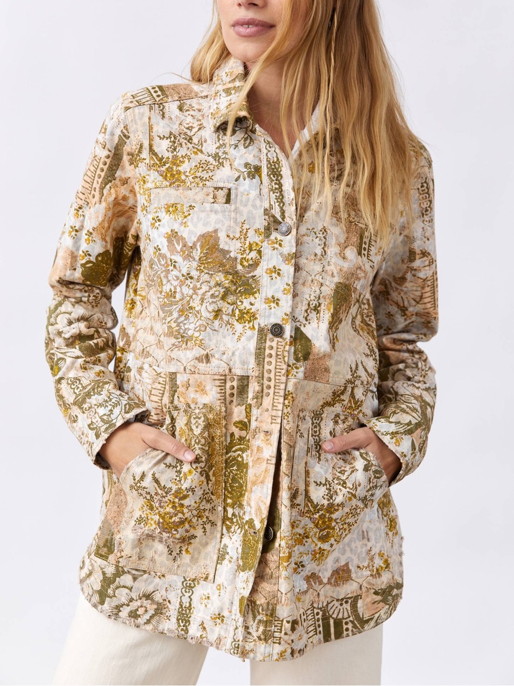 Pilcro The Fielder Denim Shirt Jacket
